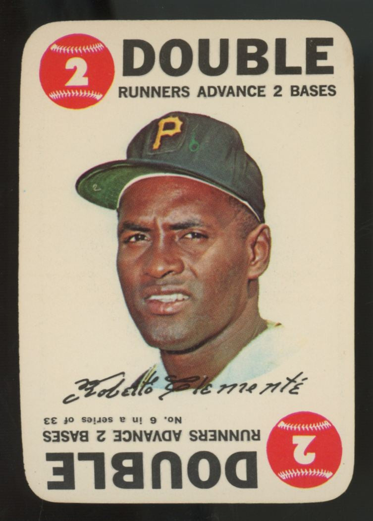 1968 Topps Game Roberto Clemente #6 EX