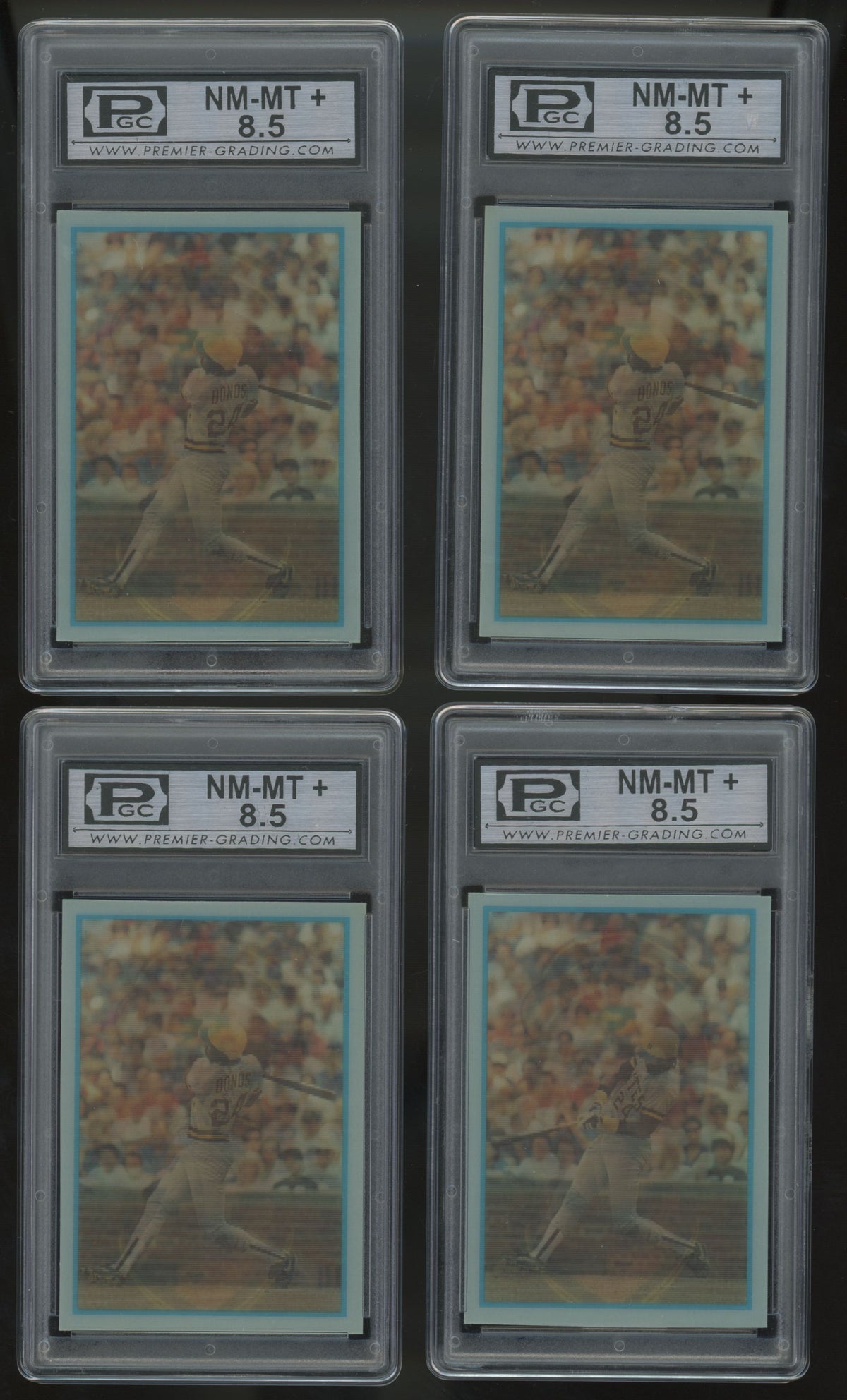 1986 Sportflics Rookies Barry Bonds RC #13 PGC 8-8.5/ PRO 9 /USA 9 (Lot Of 10)