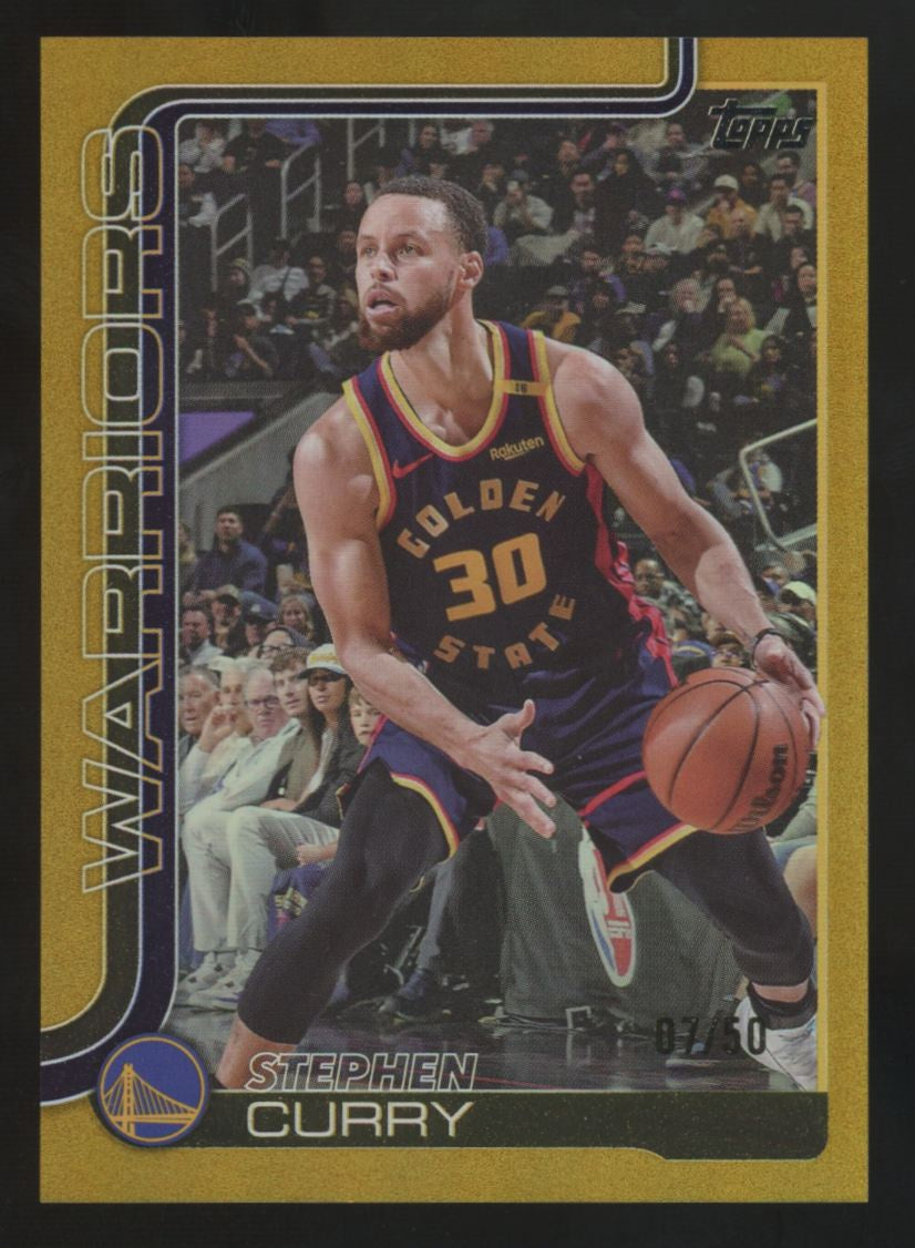 2025-26 Topps Stephen Curry Gold Rainbow /50 #135