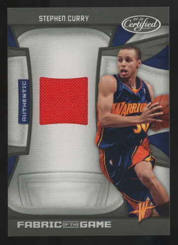 2009-10 Certified Stephen Curry RC Fabric Of The Game Patch /250 #FOG-SC
