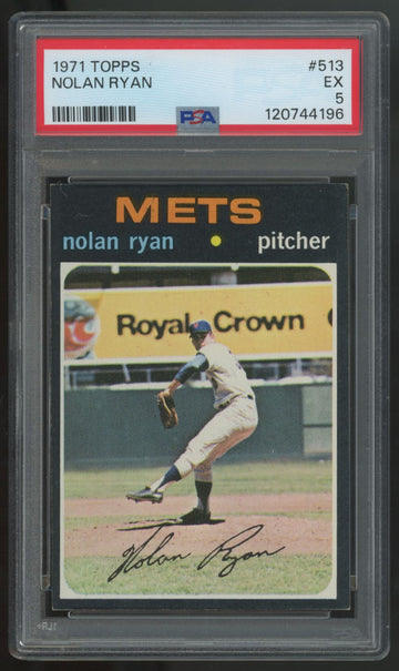 1971 Topps Nolan Ryan #513 PSA 5 *196