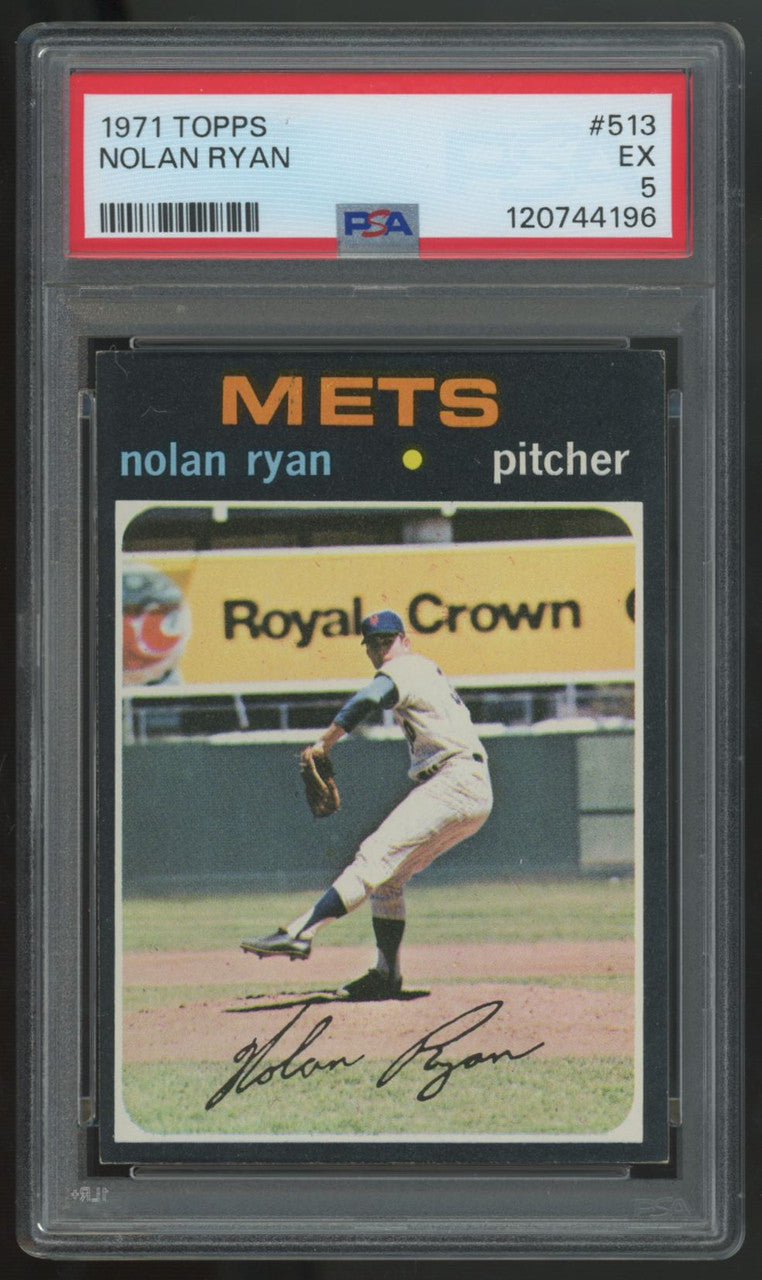 1971 Topps Nolan Ryan #513 PSA 5 *196
