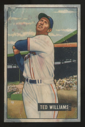 1951 Bowman Ted Williams #165 Poor