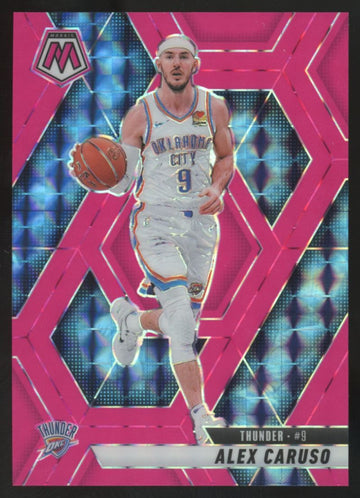 2024-25 Panini Mosaic Alex Caruso Pink Fluorescent /10 #182