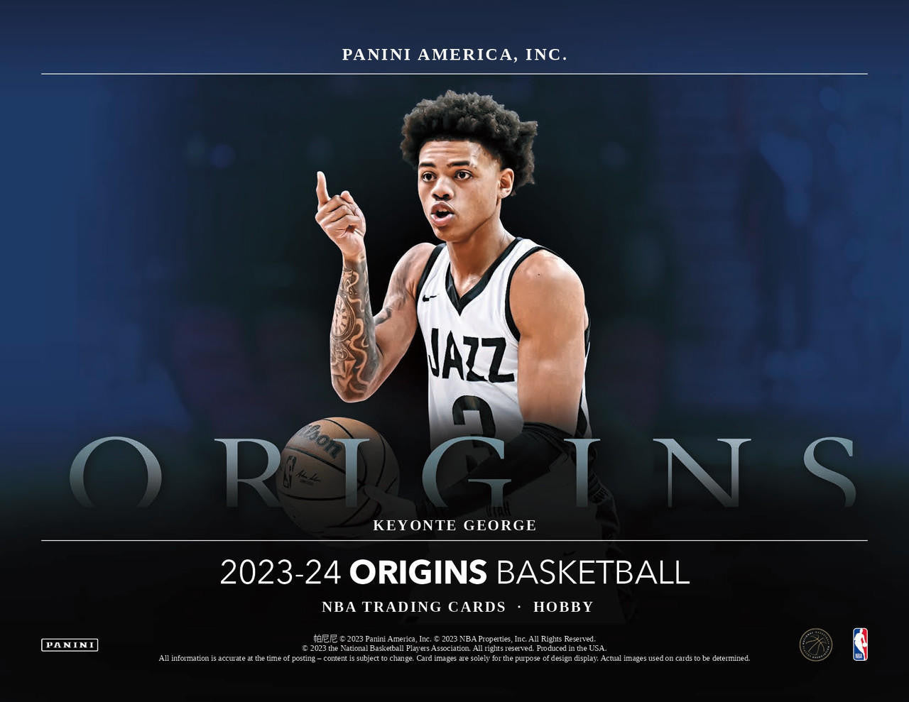 2023/24 Panini Origins Basketball Hobby Box