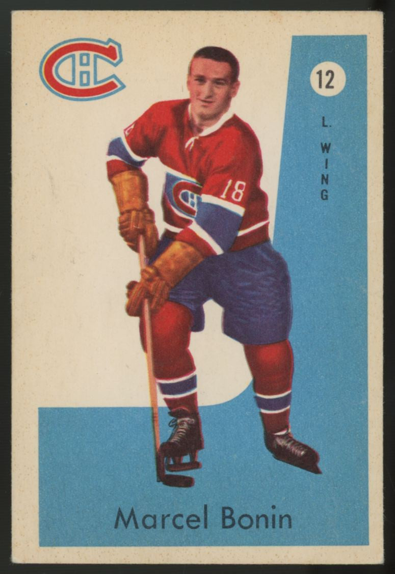 1959-60 Parkhurst Marcel Bonin #12 EX