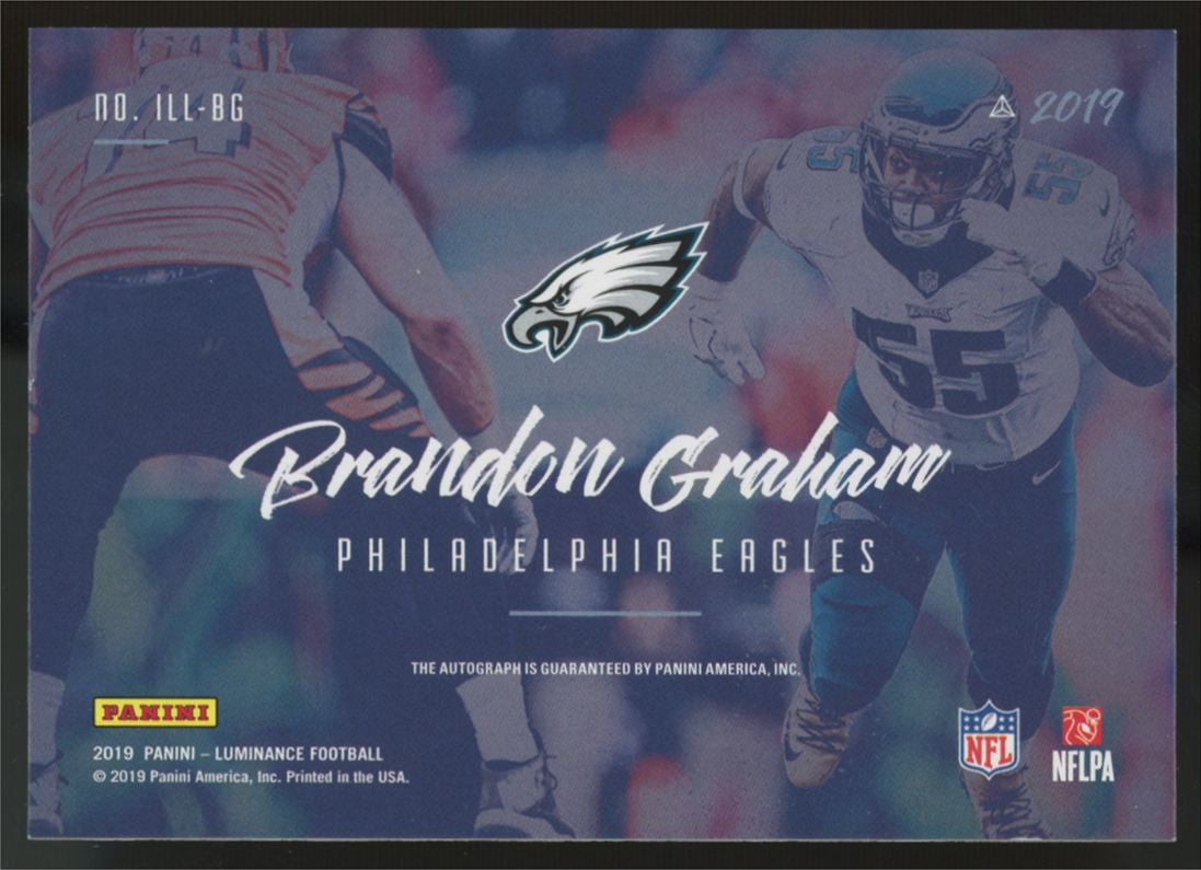 2019 Panini Luminance Brandon Graham Illuminate Auto /199 #ILL-BG