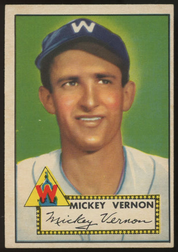 1952 Topps Mickey Vernon #106 EX