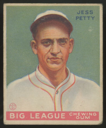 1933 Goudey Jess Petty #90 VG