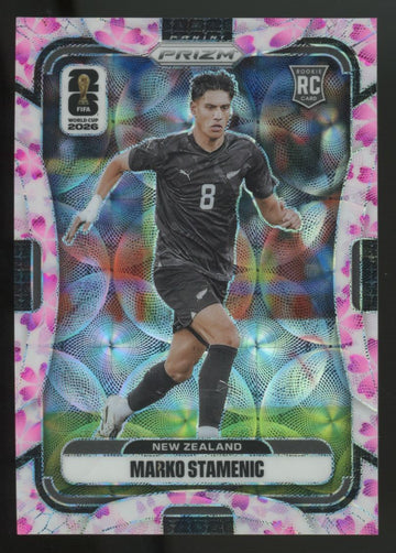 2025-26 Panini Prizm Marko Stamenic RC Cherry Blossom /20 #319