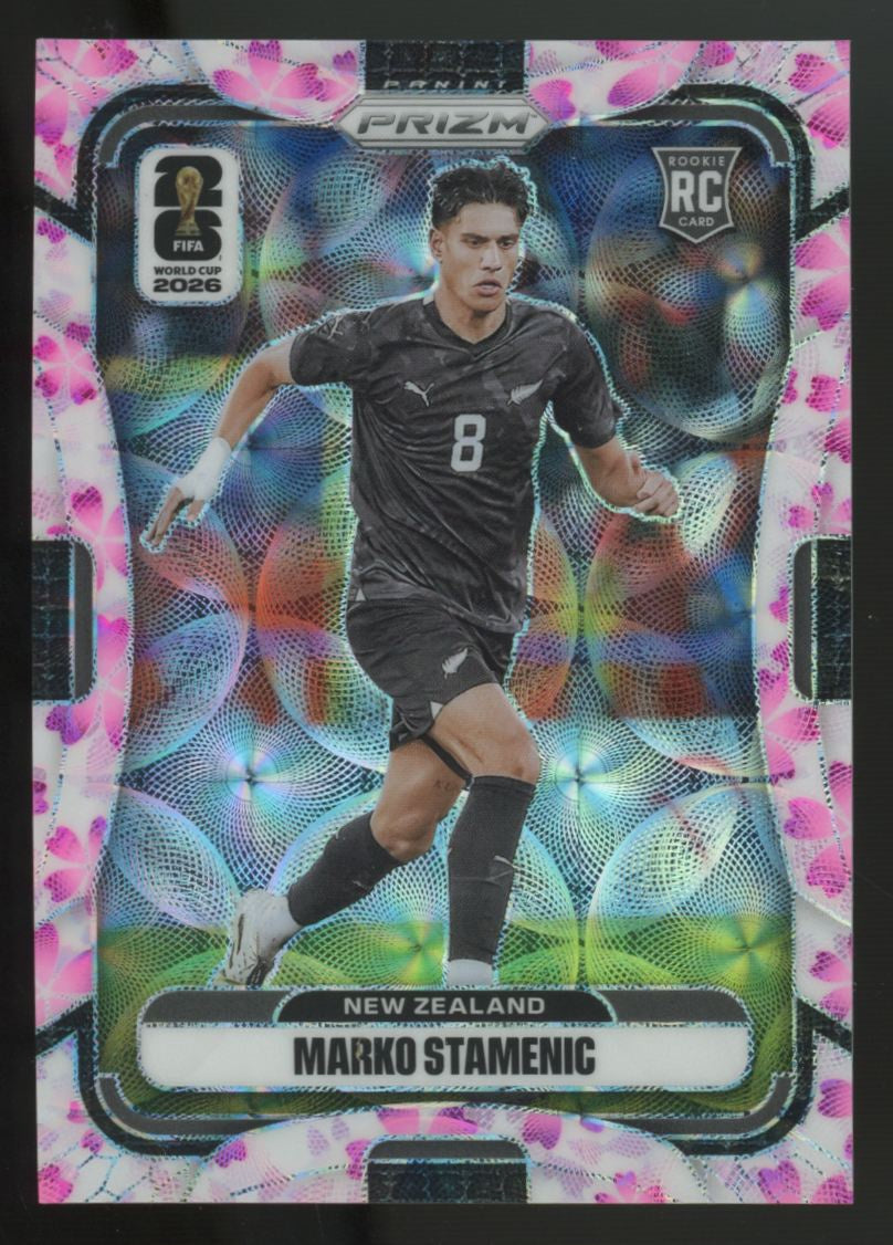 2025-26 Panini Prizm Marko Stamenic RC Cherry Blossom /20 #319