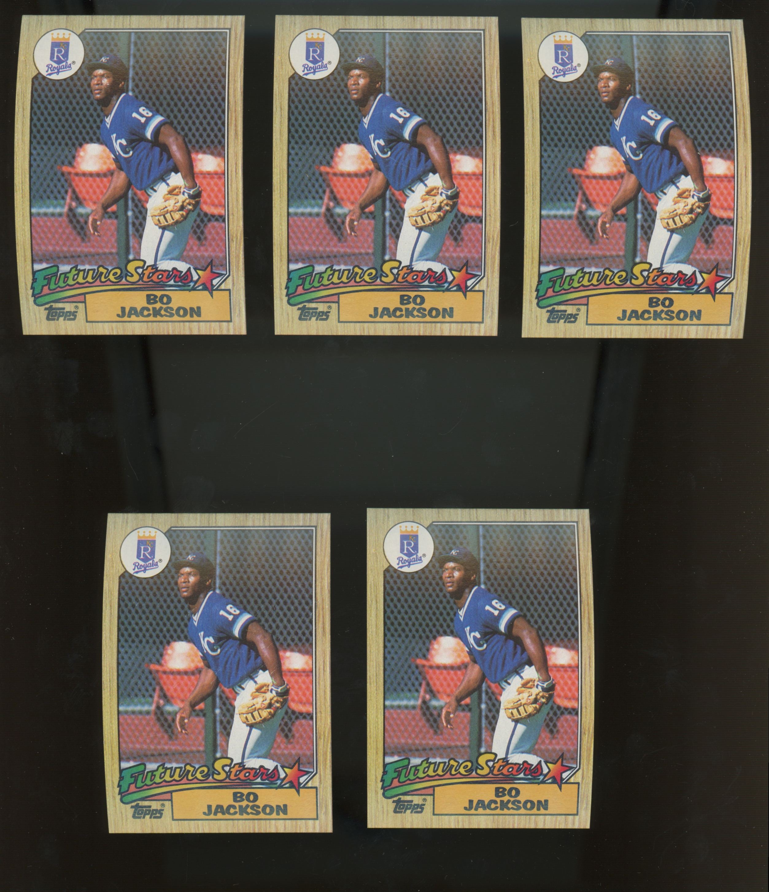 1987 Topps Bo Jackson RC #170 Lot of 25 NM-MT "A"