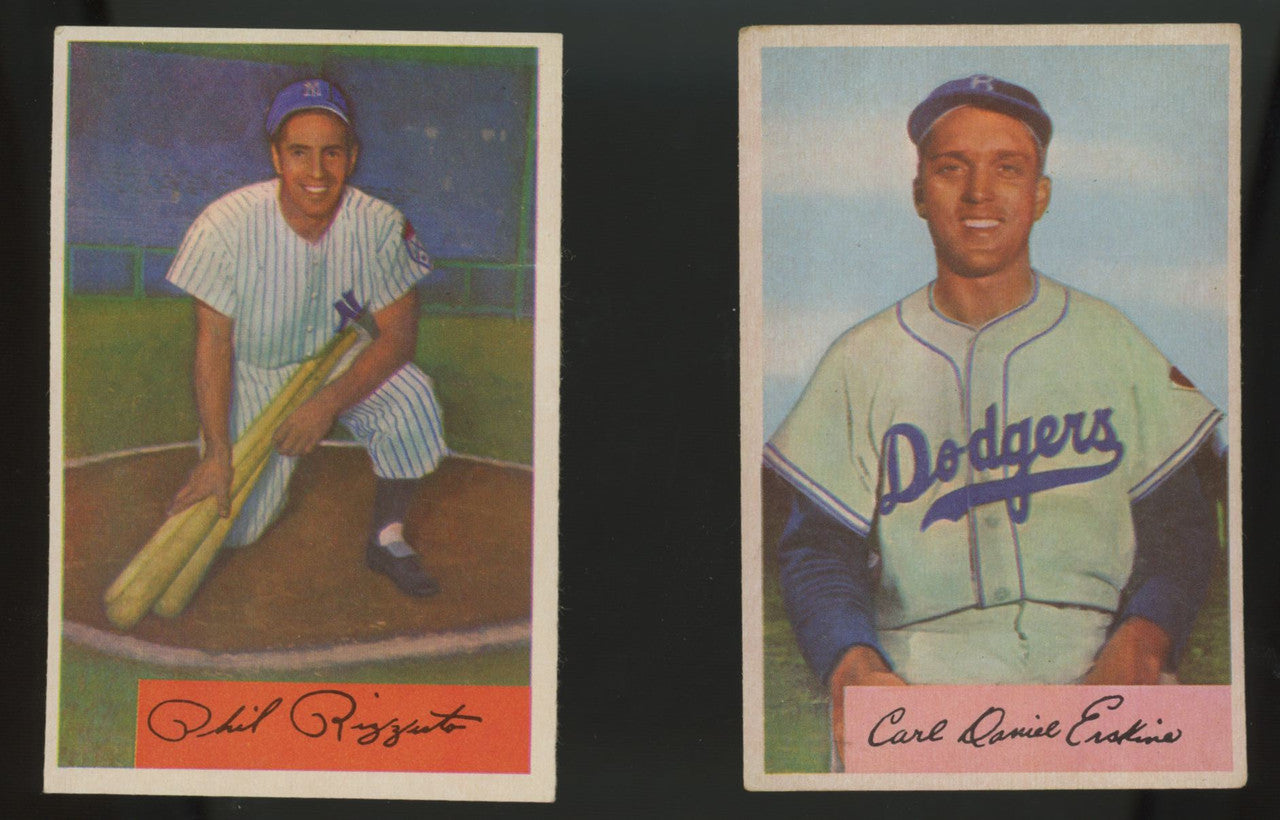 1954 Bowman Baseball Near Complete Set (188/224) EX-NM