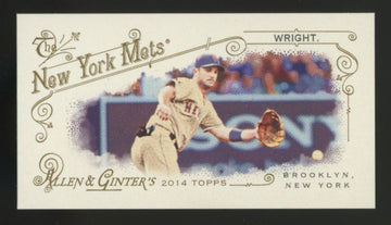 2014 Topps Allen & Ginter David Wright A&G Back Mini /25