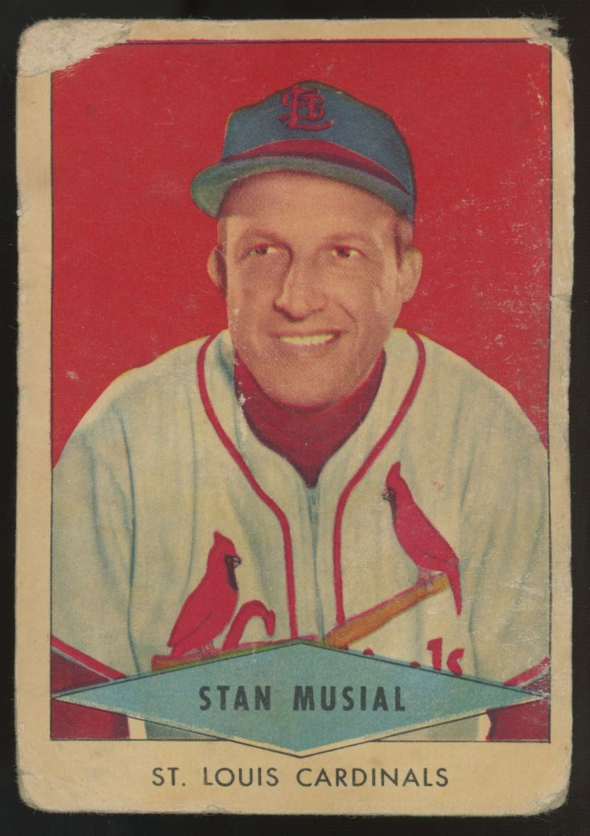 1954 Red Heart Stan Musial Poor (Paper Loss)