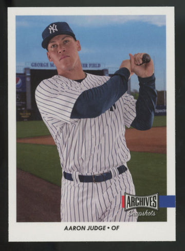 2017 Topps Archives Snapshots Aaron Judge RC #AS-AJ