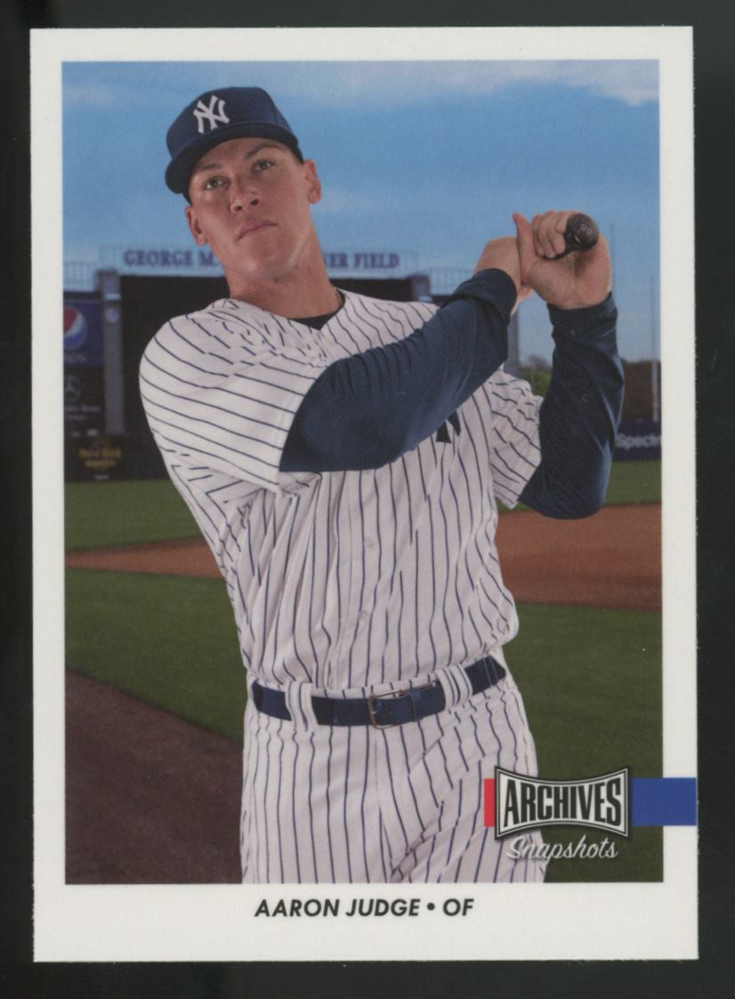 2017 Topps Archives Snapshots Aaron Judge RC #AS-AJ