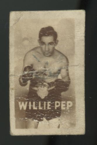 1948 Topps Magic Willie Pep Boxing Champions #20 Poor