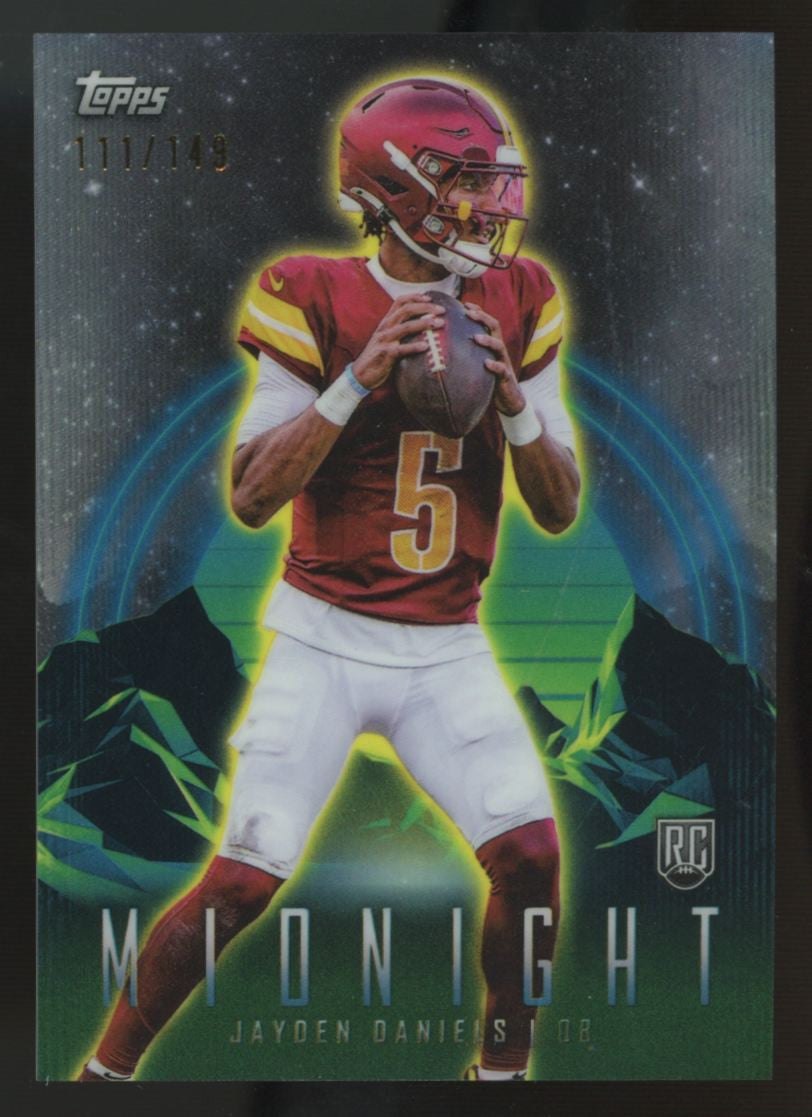 2024 Topps Midnight Jayden Daniels RC Morning /149 #97