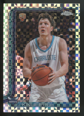 2025-26 Topps Chrome Kon Knueppel RC X-Fractor #254