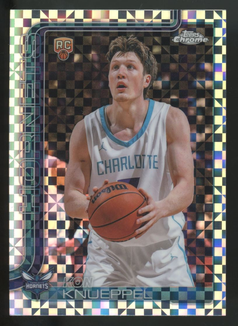 2025-26 Topps Chrome Kon Knueppel RC X-Fractor #254
