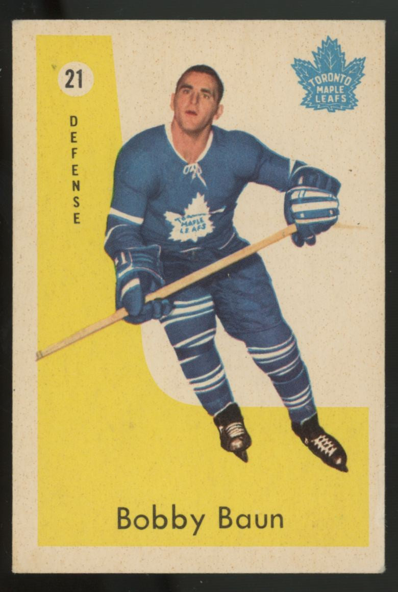 1959-60 Parkhurst Bobby Baun #21 EX