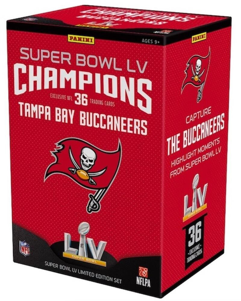 2021 Panini Super Bowl LV 36 Champions Buccaneers Team Set