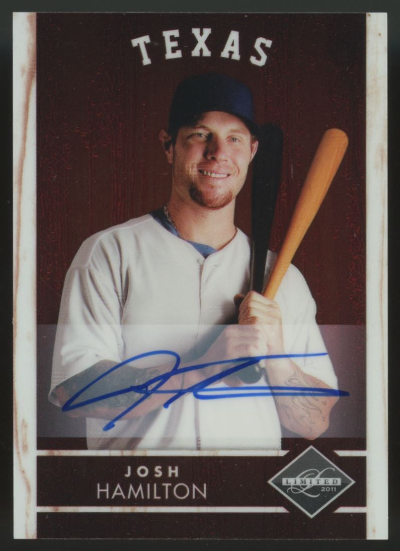 2011 Limited Josh Hamilton Auto /99 #19