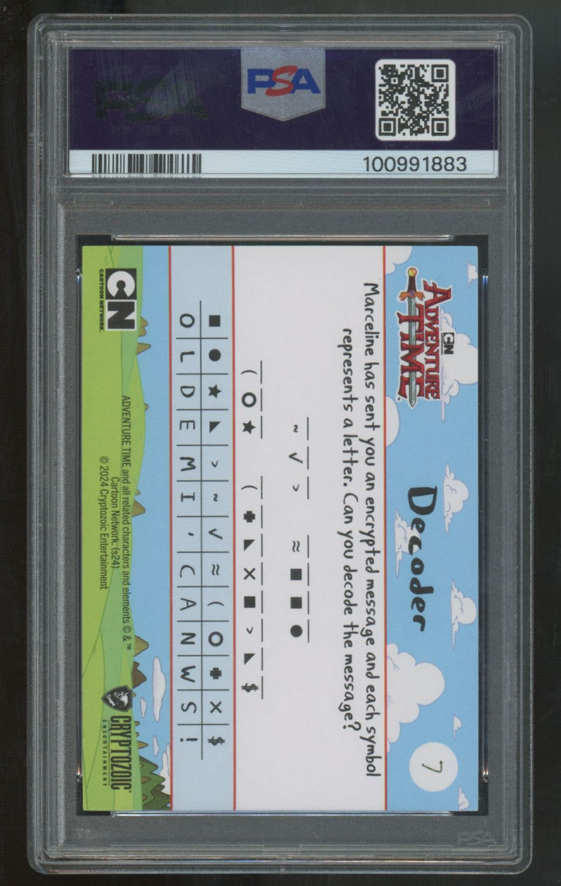2024 Adventure Time 6 Character Squares Playpaks Series 3 Lava Foil #7 PSA 9