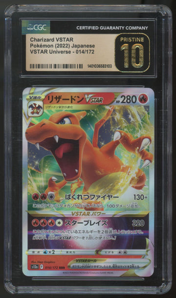 2022 Pokemon Charizard VSTAR Japanese Universe Holo #014 CGC Pristine 10