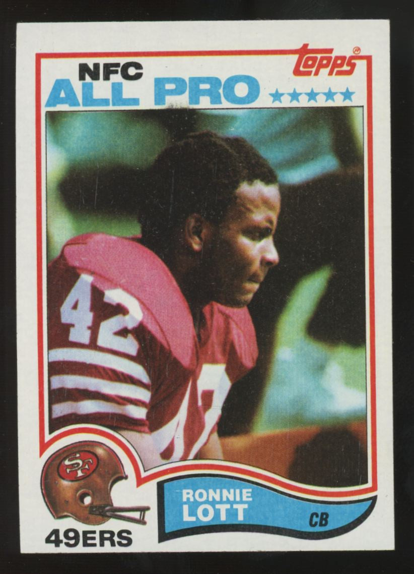 1982 Topps Ronnie Lott RC #486 NM