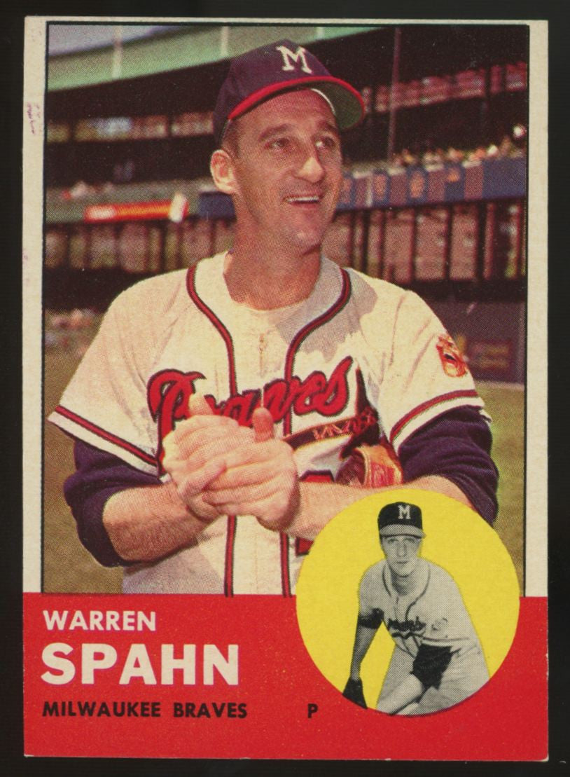 1963 Topps Warren Spahn #320 EX+