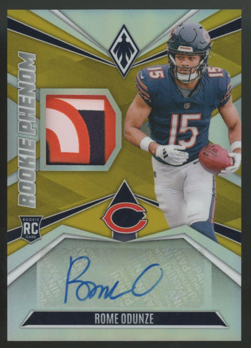 2024 Phoenix Rome Odunze RC Phenom Patch Auto RPA Gold /10 #RPJA-ROE