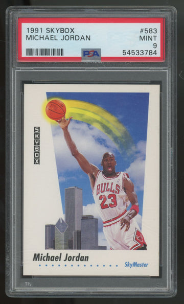 1991-92 SkyBox Michael Jordan #583 PSA 9