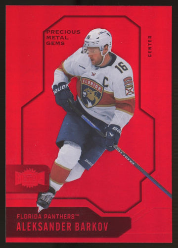 2024/25 UD Metal Universe Aleksander Barkov Red PMG /100 #33