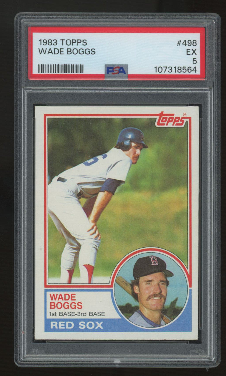 1983 Topps Wade Boggs RC #498 PSA 5