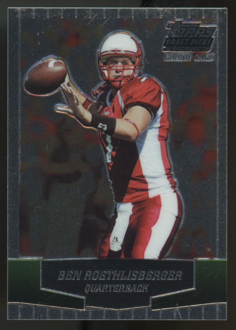 2004 Topps Draft Picks And Prospects Ben Roethlisberger RC #165