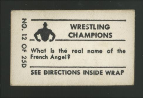 1948 Topps Magic Maurice Tillet Wrestling Champions #12 Good