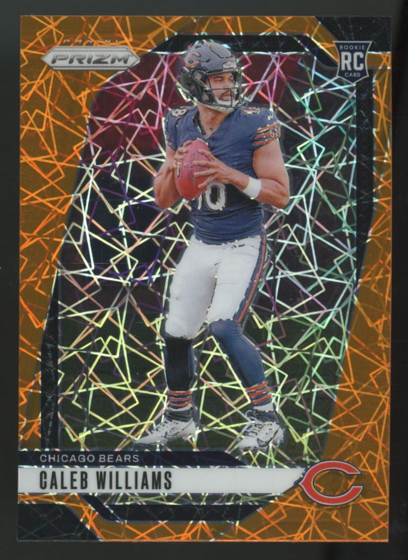 2024 Panini Prizm Caleb Williams RC Orange Lazer #301