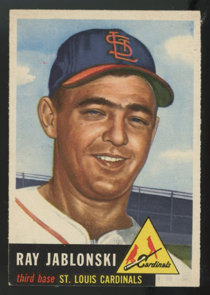 1953 Topps Ray Jablonski #189 EX/MT