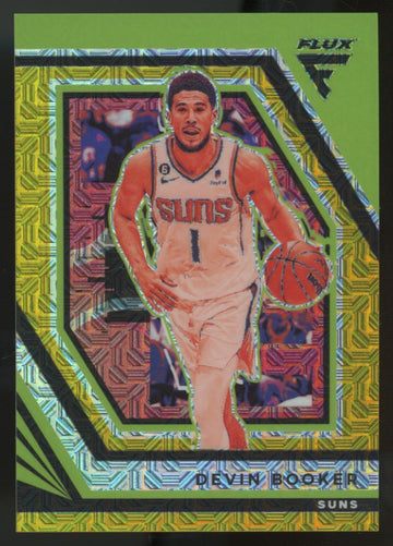 2022-23 Panini Flux Devin Booker Mojo Gold Prizm /10 #143