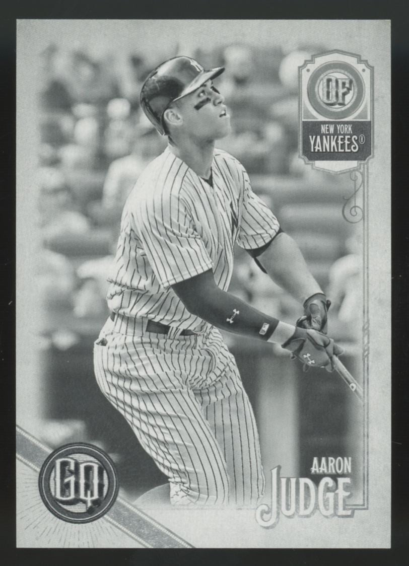 2018 Topps Gypsy Queen Aaron Judge Black And White /50 #300 *Corner*