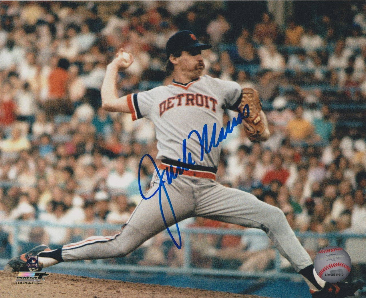 Jack Morris Detroit Tigers MLB 8x10 Autographed Photograph - PITCH H