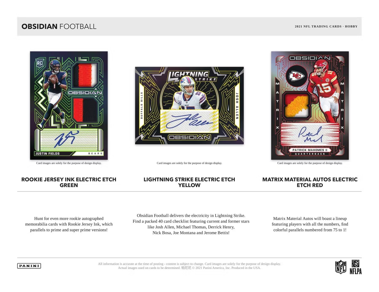 2021 Panini Obsidian Football Hobby Box