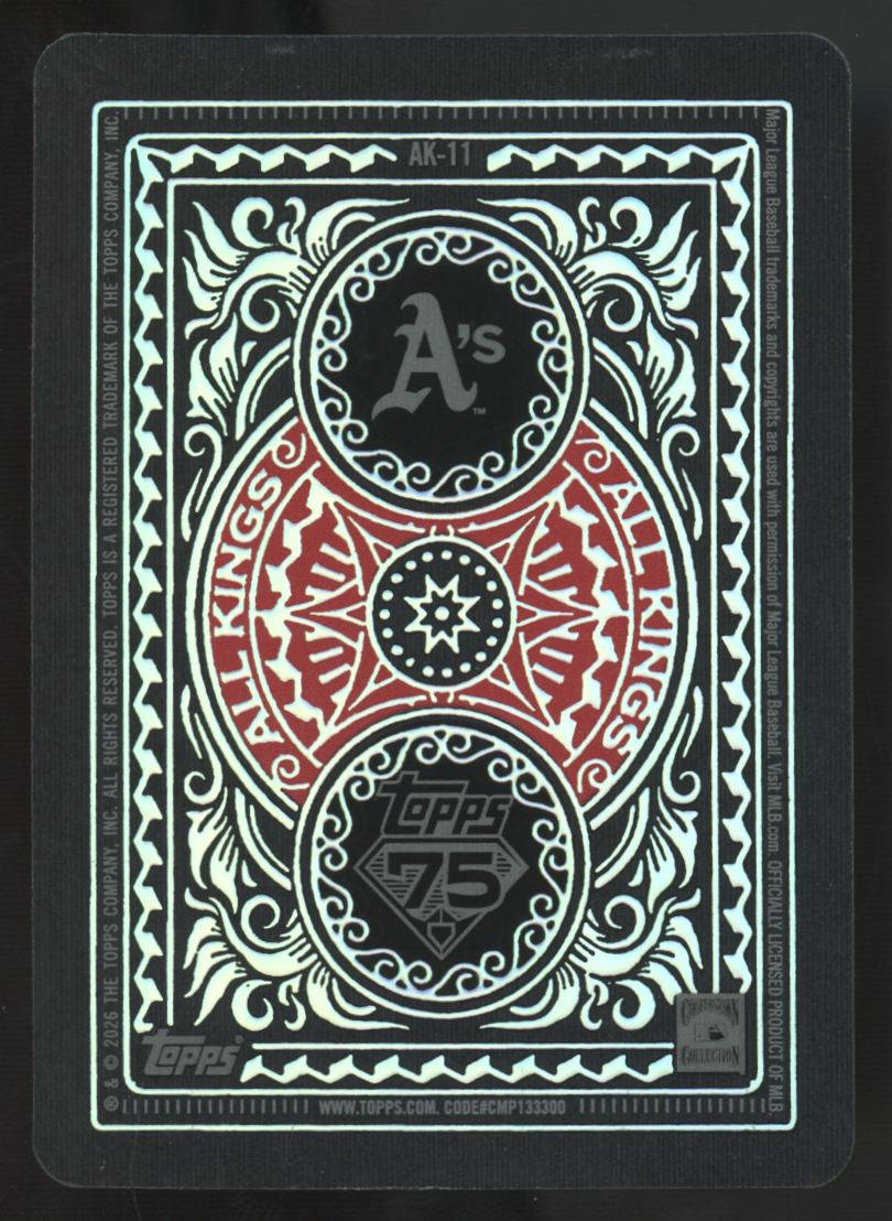 2026 Topps Series One Rickey Henderson All Kings SSP #AK-11