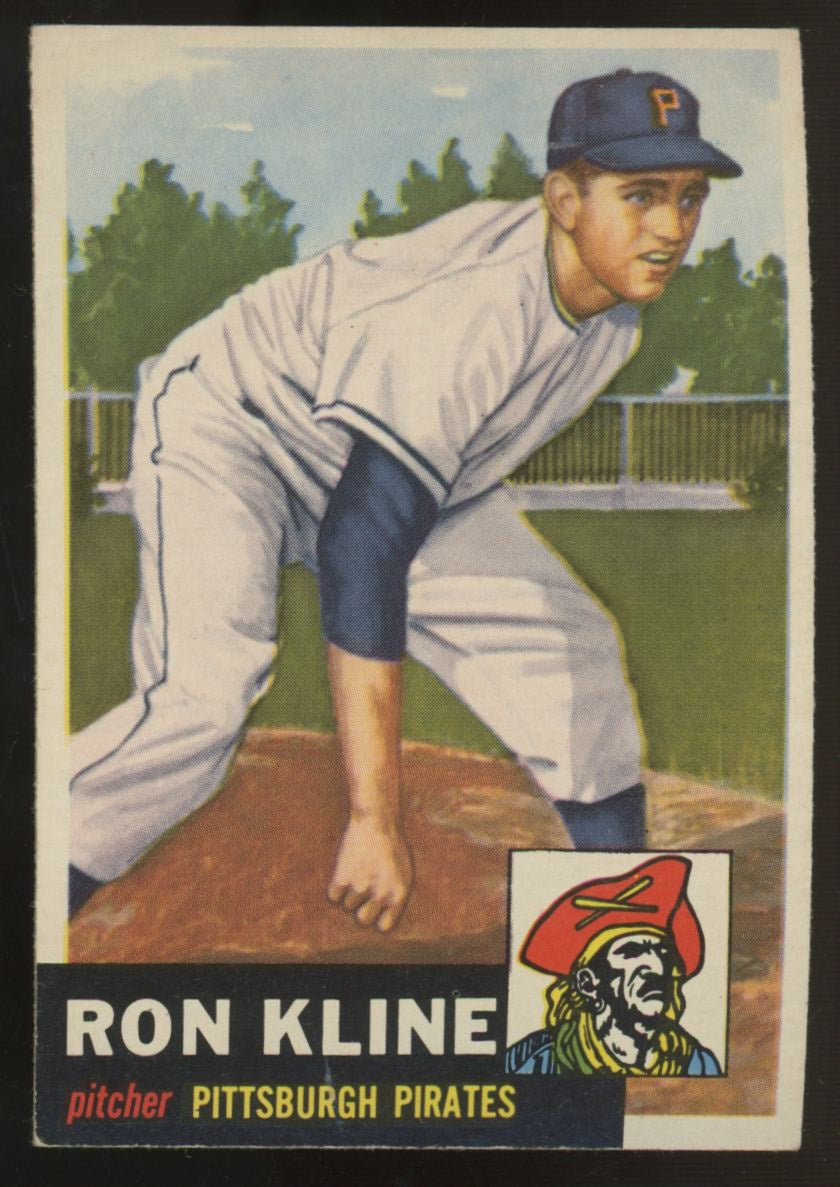 1953 Topps Ron Kline #175 EX "A"