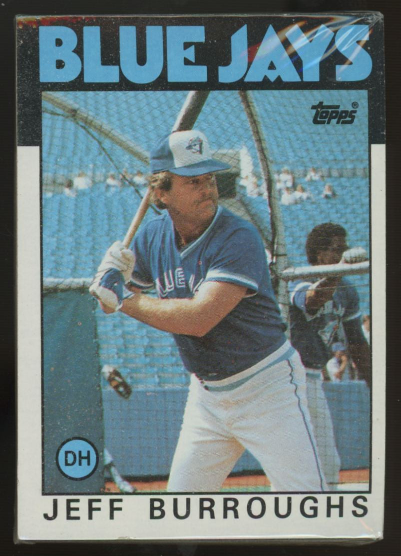 1986 Topps Baseball Grocery Cello Pack Sealed Pete Rose On Back