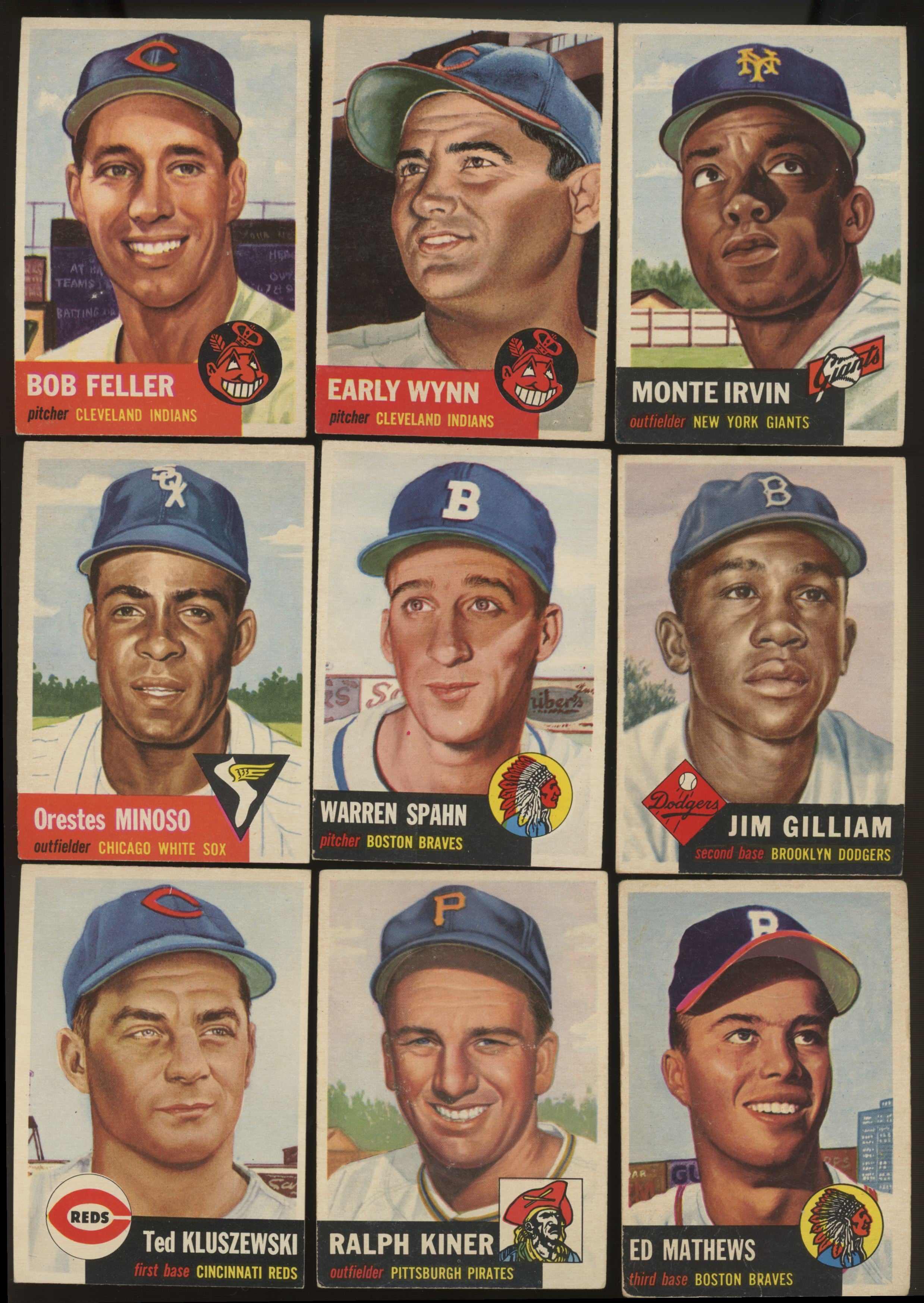 1953 Topps Baseball Complete Set (274) VG-EX