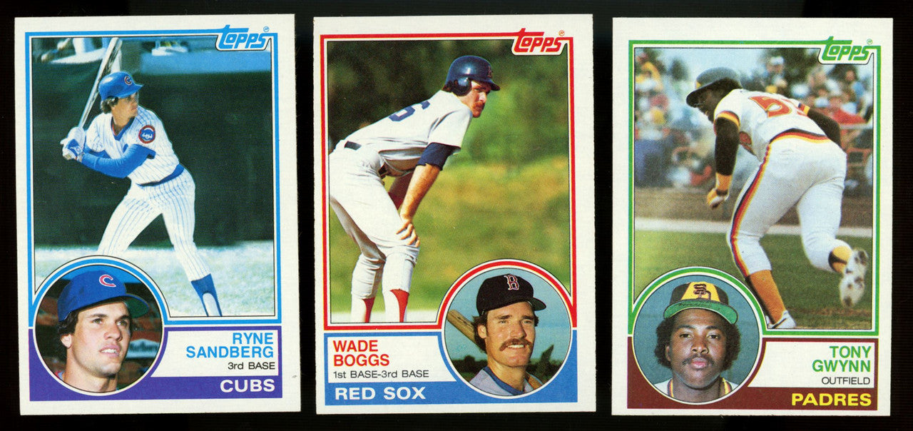 1983 Topps Baseball Complete Set (792) NM-MT Gwynn Boggs Sandberg