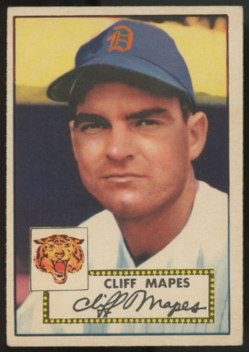 1952 Topps Cliff Mapes #103 VG/EX